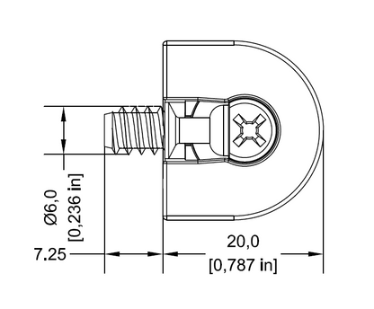 ProCab RX Complete Connection RTA Connector Set (Housing and Bolt)