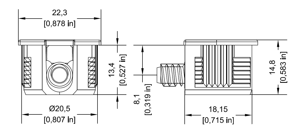 ProCab RX Complete Connection RTA Connector Set (Housing and Bolt)