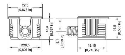 ProCab RX Complete Connection RTA Connector Set (Housing and Bolt)