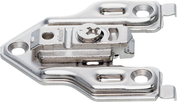 Blum 0 mm Cam Adjustable Screw-On Off-Center Mount Face Frame Adaptor European Mounting Plate