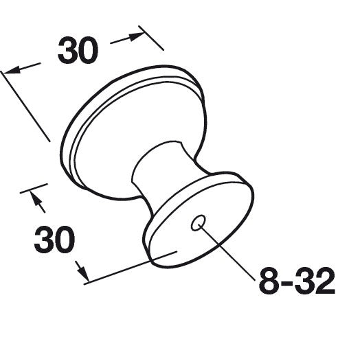 Hafele Westerly Knob