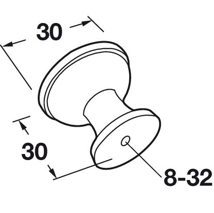 Hafele Westerly Knob