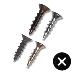 Flat Phillips Drive Deep Thread Wood Screw - Intertek