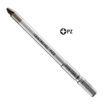Festool 500842 Centrotec Pozidrive #2 Driver Bit 100mm, 2 Pack