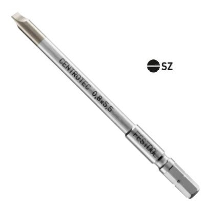 Festool 500852 Centrotec Slotted Driver Bit 6.5mm x 100mm, 2 Pack