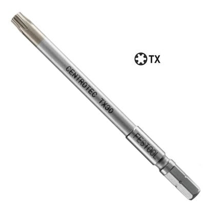 Festool 500850 Centrotec Torx 30 Driver Bit 100mm, 2 Pack